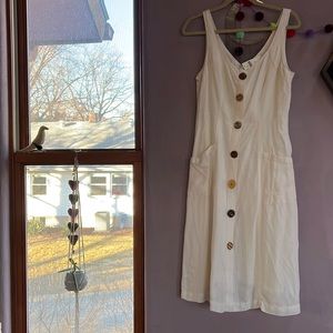 Anthropologie Antigua button down dress